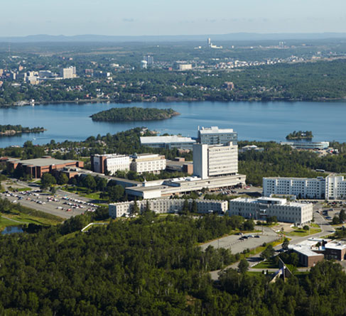 wide shot of the Laurentian campus